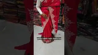 new red colour hand work saree#trending #saree#fashion#red saree#women fashion#dulhan saree#newvideo