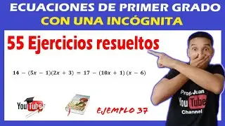 🛑 👉 Ecuaciones de Primer Grado CON PRODUCTOS INDICADOS | 🚀 Súper FÁCIL [Para PRINCIPIANTES] ✅