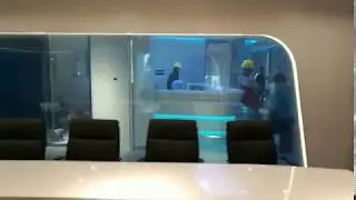 meeting room switchable glass window