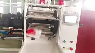 CW-1000PG draw tape garbage bag on roll machine