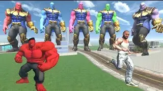 Franklin Fight Giant Thanos - INDIAN BIKE DRIVING 3D Krim ODER 
