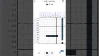 Nonogram Easter Adventure Postcard 2 Puzzle 24