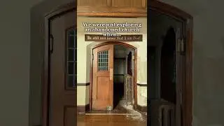 We ran into someone living in this abandoned church&hellip;