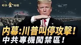 川普叫停攻擊伊朗内幕 美軍航母急奔伊朗；哈梅內伊之子狂捲3億 美「定點」式制裁；上千伊朗官員全曝光 公安局長遇刺；中共軍武專機闖禁區。｜ #時事金掃描 #金然