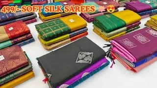 499/- Elampillai Soft Silk Sarees 😍 மிஸ் பண்ணாம பாருங்க 🥳!! | Sri Deiva Mahal Tex Elampillai
