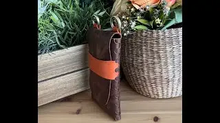 Making  a Leather Stitchless Phone Bag , PDF Pattern, by #vikingsleatherdesign