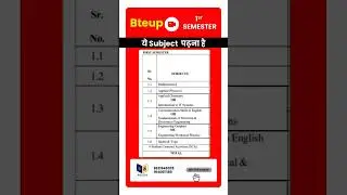 🔴 bteup new syllabus 2025-26 || BTEUP Syllabus Update | What&rsquo;s New in 1st Semester | Raceva Semester