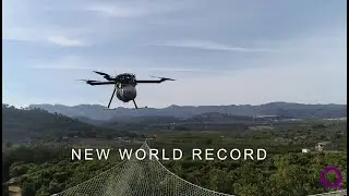 Quaternium drone HYBRiX sets a New World Record of Endurance - 8 hours 10 min flight