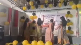 আধুনিক নৃত্য পৰিবেশন/Sikkim University #assamesedancevideo