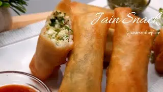 Jain snack recipe/jain rolls/jain recipe/no onion no garlic recipes/jain party snacks