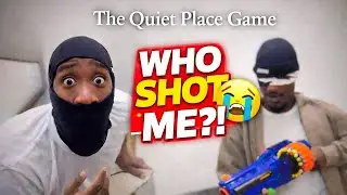 The Quiet Place Game! Nerf Gun Challenge!