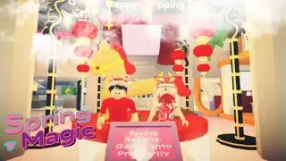 Spring Reverie CNY 2026 launching @Leisure Plaza | Roblox Adopt Me Mall Build