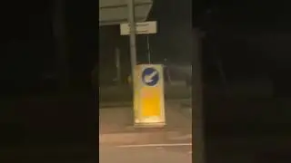 Haldo Keep Left Bollard On a roundabout