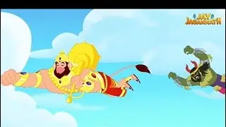 Rise of Ram Avatar &ndash;Jagan&rsquo;s Divine Form Revealed! Jay Jagannath Cartoon🙏🌺🚩🏹🔱🦚👣#jagannath#bajrangbali
