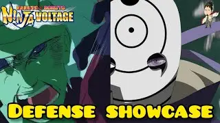 Madara Uchiha (Six Path) & (White Mask) Defense Showcase | Naruto x Boruto Ninja Voltage