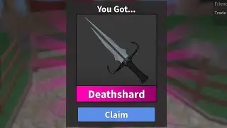 UNBOXING MY FIRST EVER GODLY IN MM2! GODLY DEATHSHARD