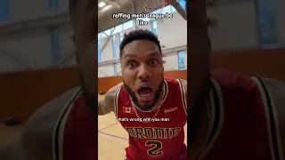 HOW TO REFEREE BASKETBALL 😂🏀 #comedy #basketballhumor