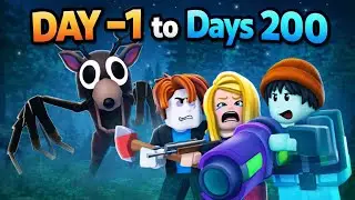 Survived 200 Days in 99 night in the forest 🔦gameplay #roblox #99nightintheforest #yt 