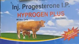 Inj. Progesterone, HYPROGEN PLUS Veterinary  IM use only , Veterinary use only