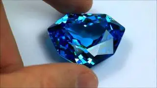 French Blue Diamond Cubic Zirconia Replica CZ