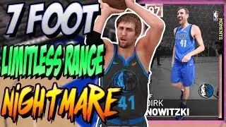 NBA 2K19 MYTEAM PINK DIAMOND DIRK NOWITZKI GAMEPLAY! DIDN'T KNOW YOU CAN SHOOT THAT FAR!