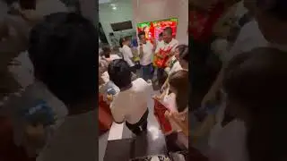 Exchange gift with Valmores Family 