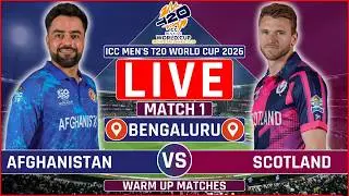 ICC Men's T20 World Cup 2026 Live: AFG vs SCO Live | Afghanistan vs Scotland Live Score & Commentary