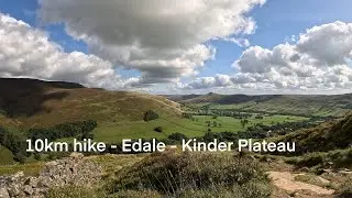 Hiking from Edale to the Kinder Plateau | 7 min crossing | Descent via Grindslow Knoll