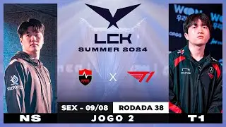 NS x T1 | Jogo 2 - MD3 | LCK Summer 2024 - DIA 38 | IDL