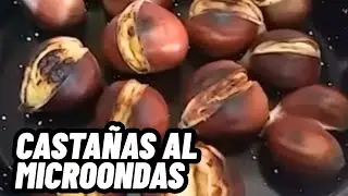 💥CASTAÑAS AL MICROONDAS EN 5 MINUTOS | SIN HORNO Y SIN ENSUCIAR😉