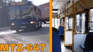 EXKLUZÍV 🌟 Több hónap után járt MTZ-647 225-ös volnalon