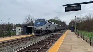 AMTK P030 with a FRA Inspection car @ Metropolitan Grove