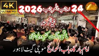 24 Rajab 2026 |Katra Wali Shah New Noha | Matam Dari Mochi Gate Lahore| ZM Azadari Production#yaali 