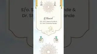 Whats App Status Wedding Vertical Invitation #001| Premiere Pro Project Free Download