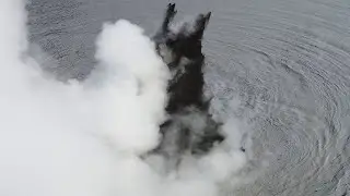 Drone Closeup of Volcanic Eruptions in Indonesia || ViralHog