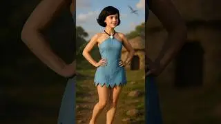 the flint stones in real life #theflintstones #ai #fusion #cartoon