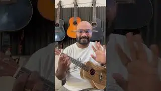 How to hold F major and Am chord on ukulele