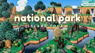 Incredible Natural Park Island Tour with Jaw Dropping Terraforrning | Animal Crossing New Horizons