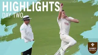 Clark & Morkel bowling rockets! | Surrey v Warwickshire County Championship highlights - Day Two