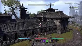 ESO  Horse Parkour dab on the landing
