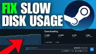 Как исправить медленное использование диска в Steam