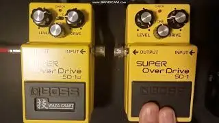 BOSS / SD-1 vs SD-1W