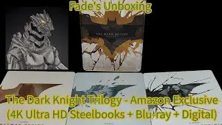 Unboxing The DARK KNIGHT Trilogy's LUXURY Steelbooks