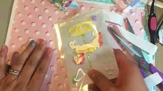 Floral Carnival Shaker Card