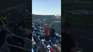 2017 NASCAR All-Star Race Cup Series Monster Energy green flag racing Daniel Suarez leads the field
