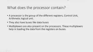 Micro processor(basic clarity)