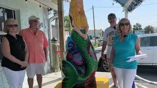 Unveiling of 'The Kraken' at The Silver Dolphin Restaurant For The Mermaid Tale Trail (2023)