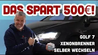 Golf 7 Xenonbrenner selber wechseln – So sparst du 500€ mit den OSRAM Xenarc Cool Blue Intense D3S!