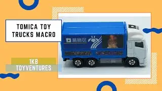 Tomica Trucks | Diecast Toys in Close-Up (macro) Footage