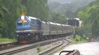 KTMB Dalian 29 Class (No. 29108) with 5dn passing Bukit Timah Railway Station (Tanjong Pagar Bound)
